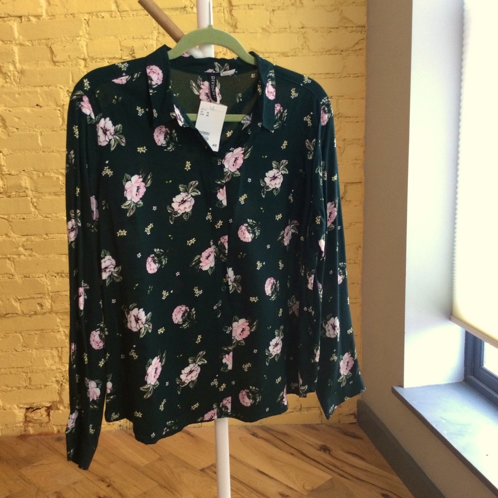 Floral Button Down